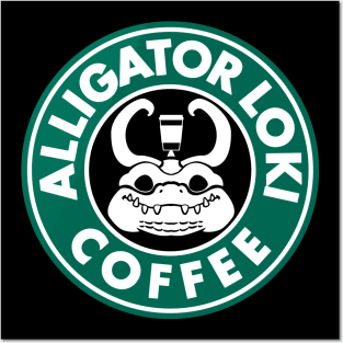 Alligator Loki Coffee Posters and Art